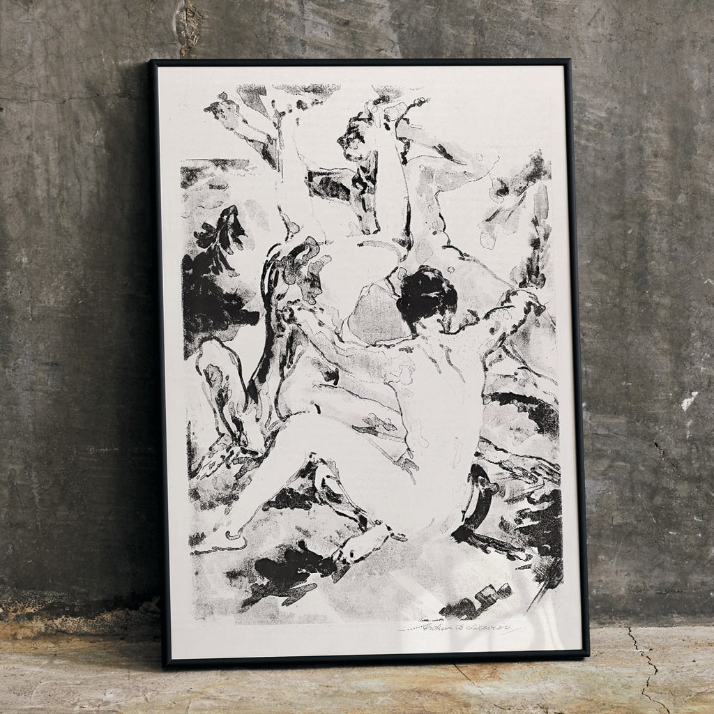 Trois acrobates Canvas Print