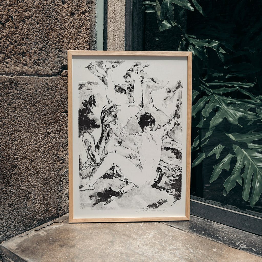 Trois acrobates Canvas Print