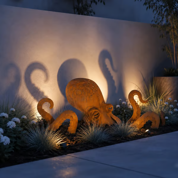 🔥2026 Hot Sale - 🐙Rust Patina Giant Squid Garden Sculpture