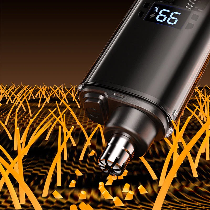 👃 Smart Electric Nose Hair Trimmer |  Painless Grooming & Waterproof Design | Perfect Personal Care Gift 🎄✨