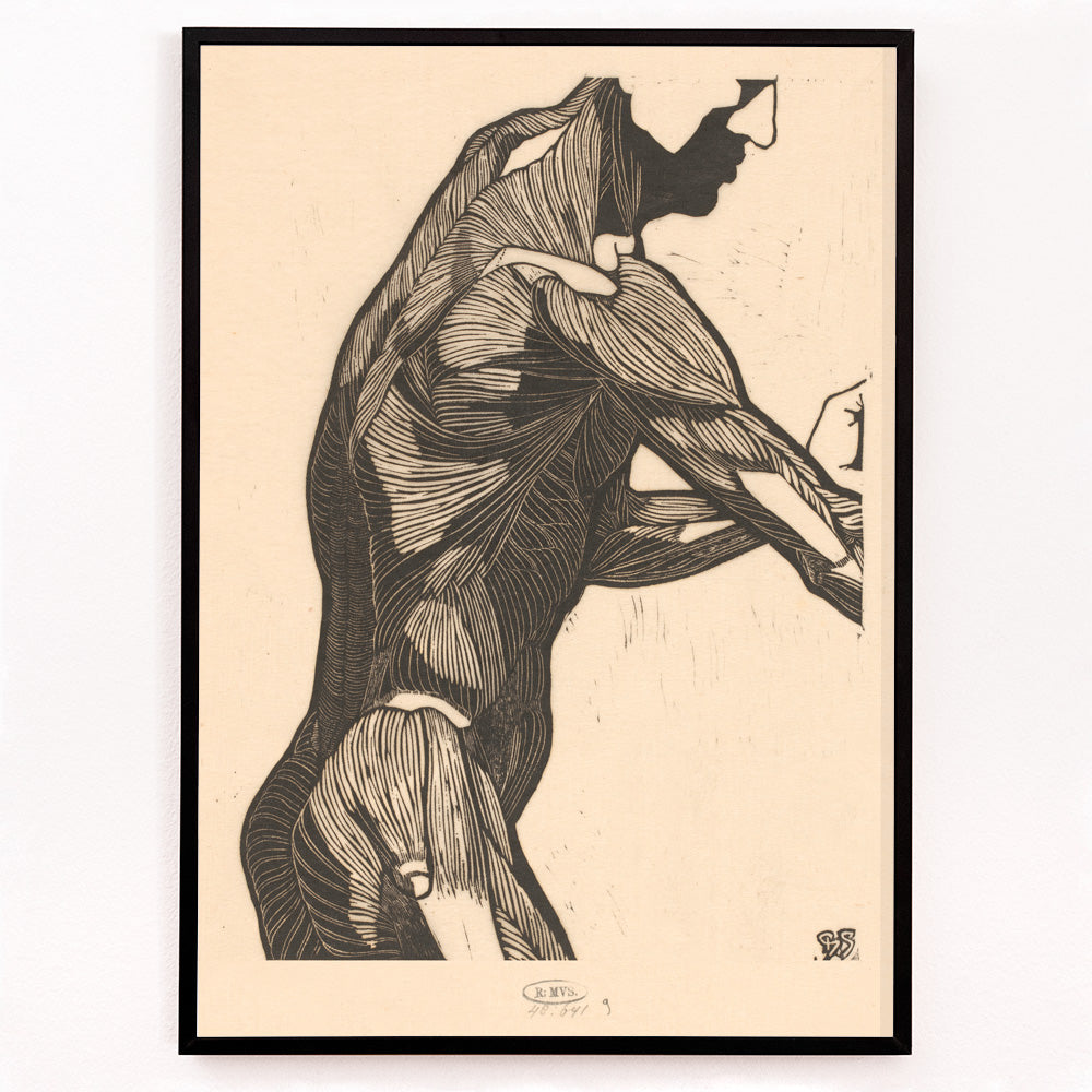 Côté et bras d'un homme Canvas Print