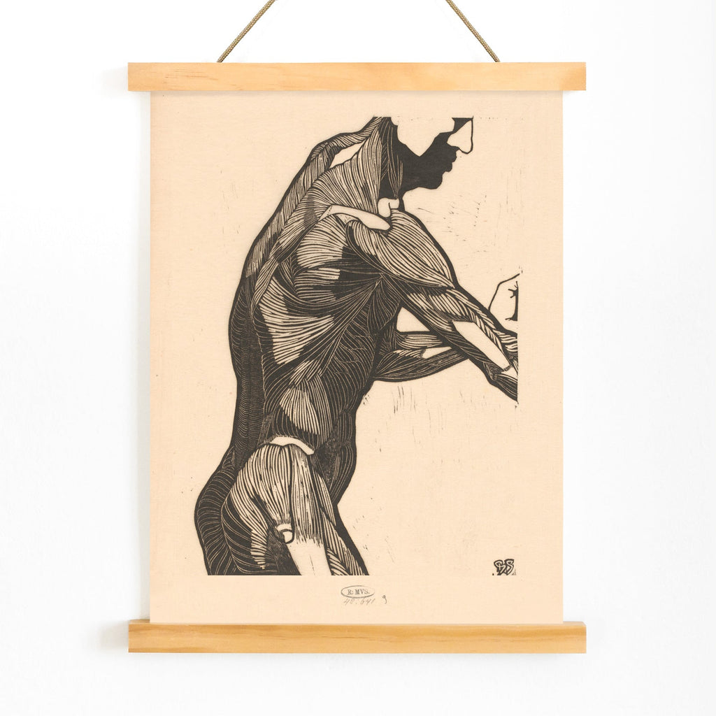 Côté et bras d'un homme Canvas Print