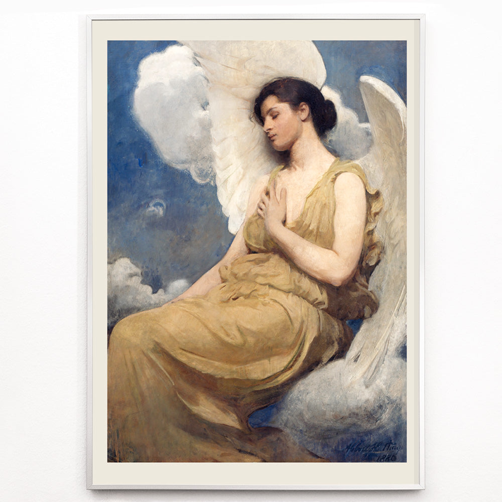 Figure ailée Canvas Print