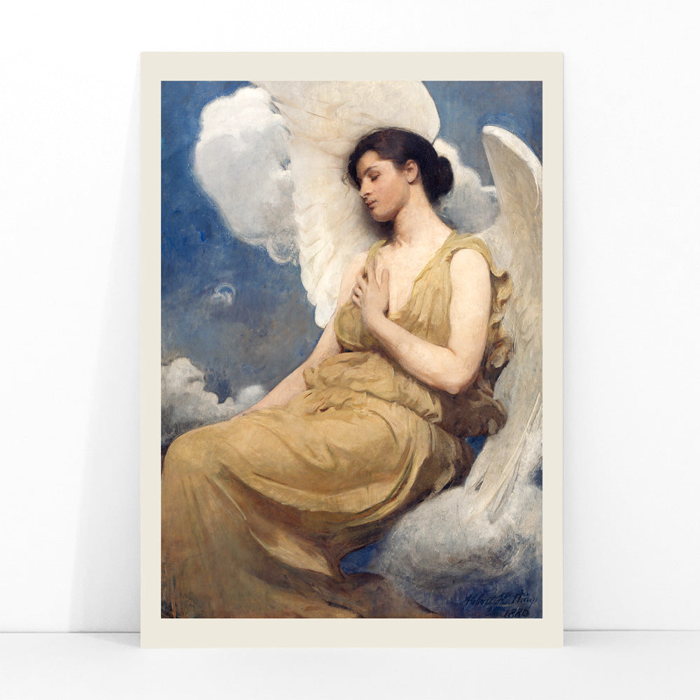 Figure ailée Canvas Print
