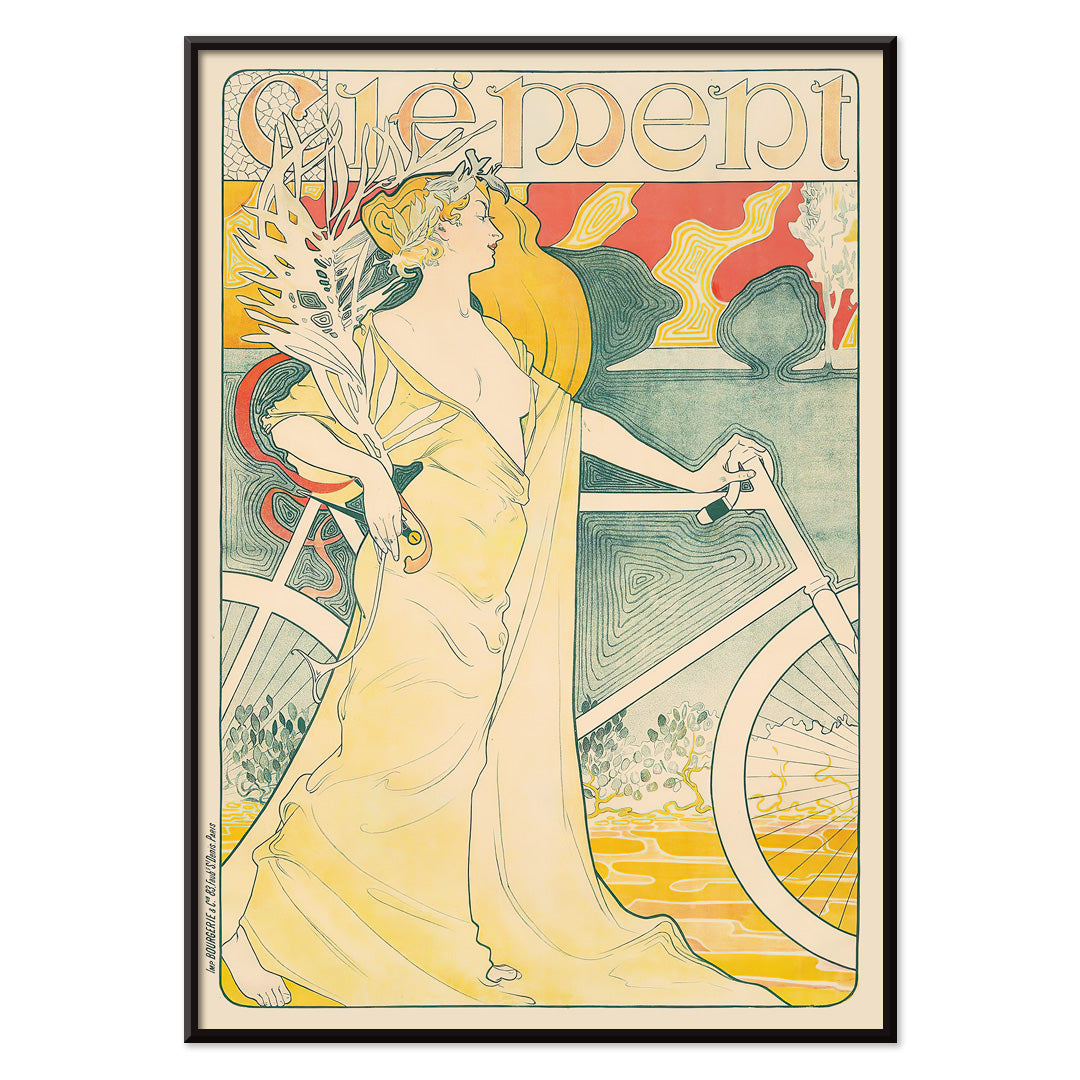 Bicyclette Clément Canvas Print