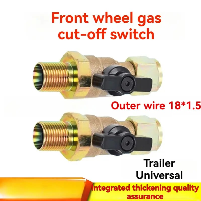 ⛟ Heavy-Duty Brass Air Brake Cut Off Shut Off Valve with 3 Optional Styles for Semi Trucks & Trailers