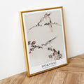 Trois oiseaux perchs sur des branches Poster by Moryarty - Oil Painting canvas print