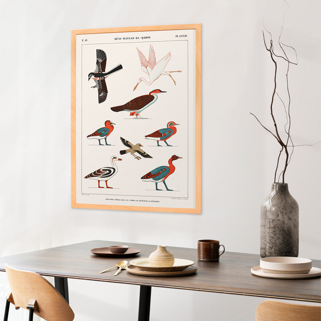 Oiseaux des tombes de Nevoethph et Menothph Canvas Print