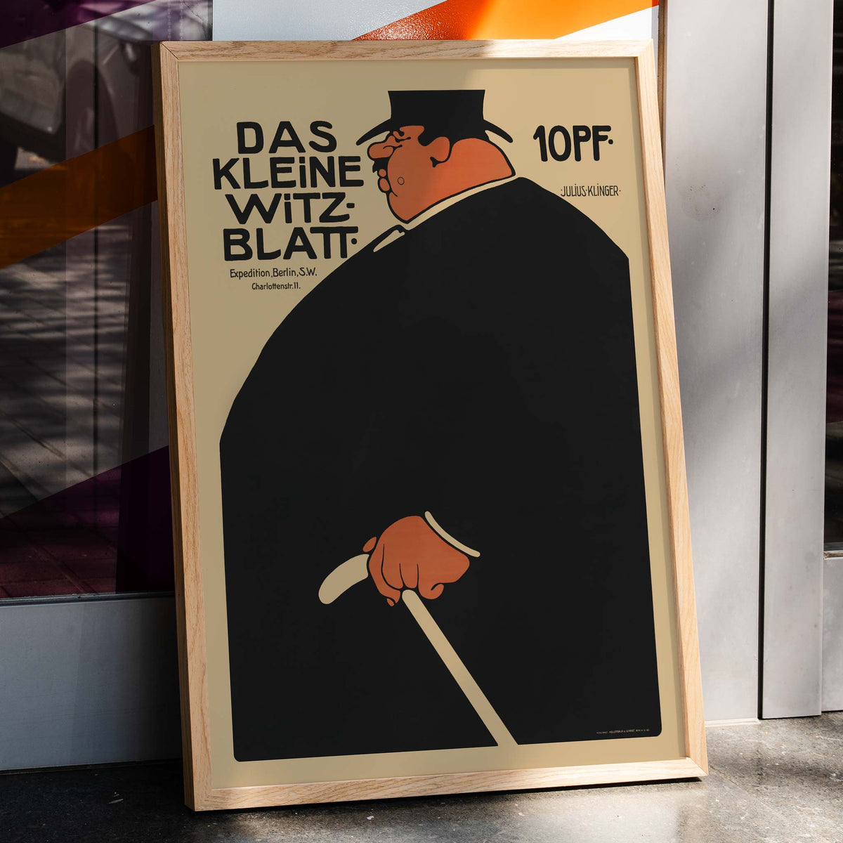 Das kleine Witzblatt Poster by Moryarty - Oil Painting canvas print