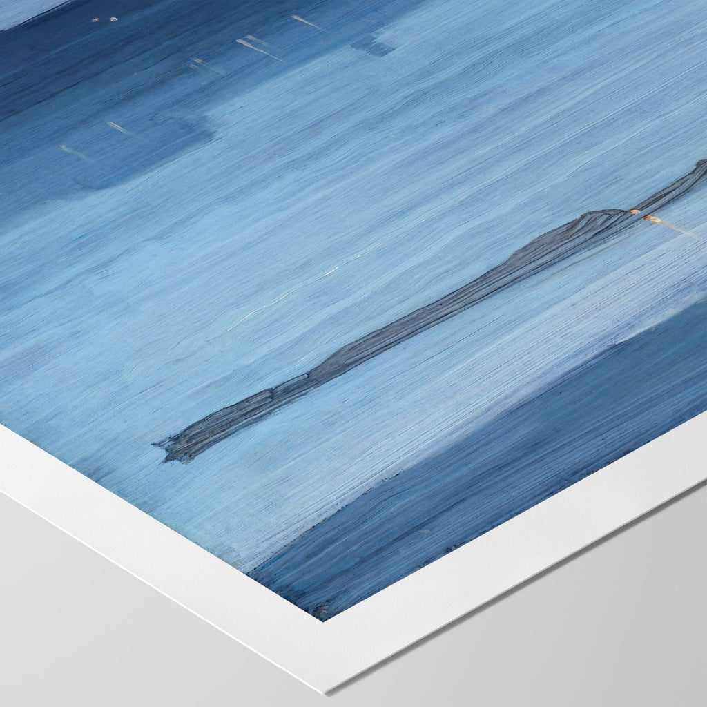 Blue and Silver, Chelsea Canvas Print