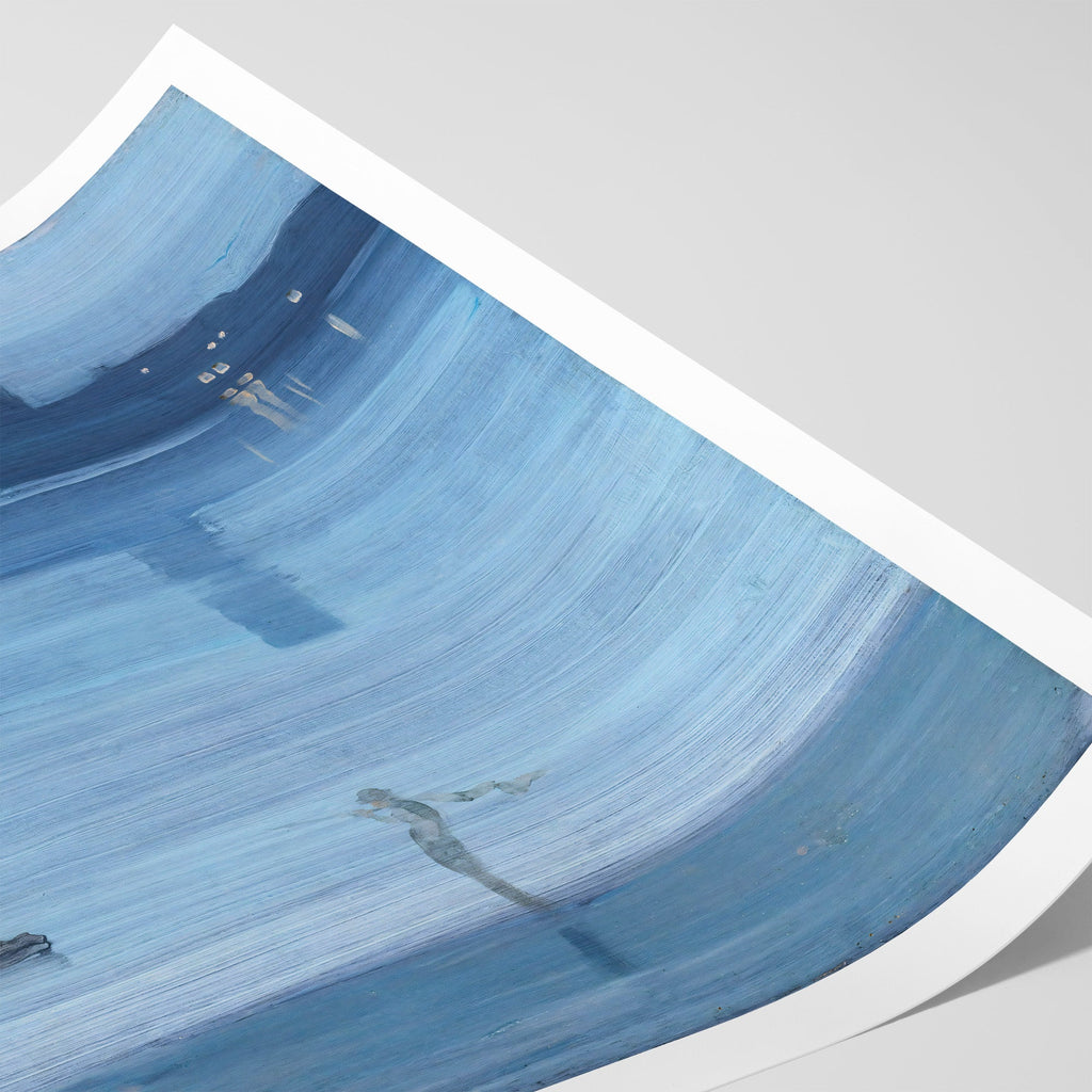 Blue and Silver, Chelsea Canvas Print