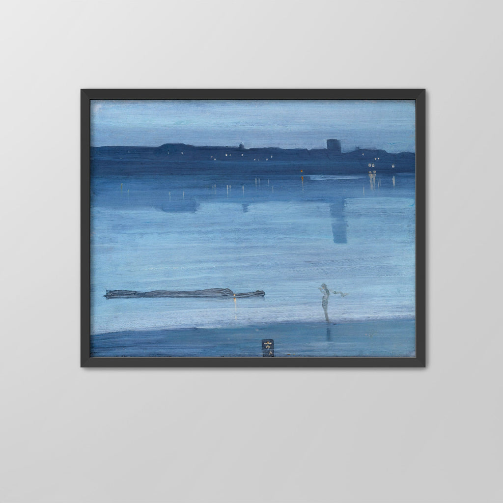 Blue and Silver, Chelsea Canvas Print