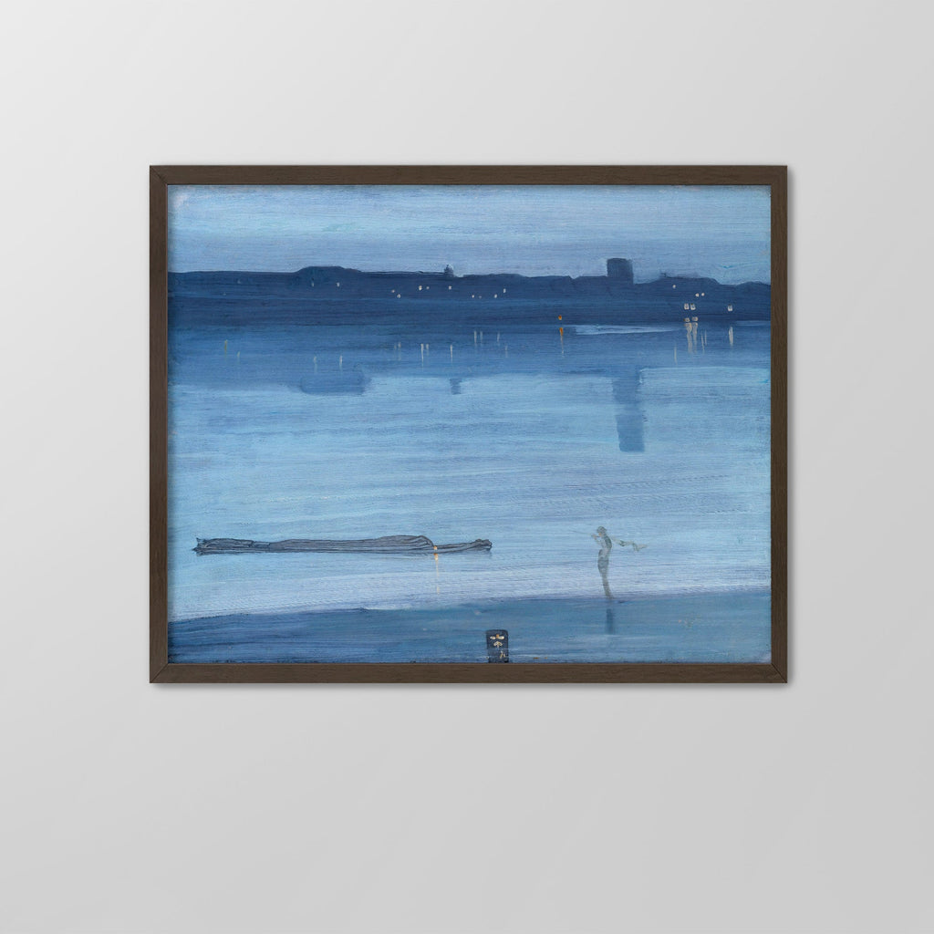 Blue and Silver, Chelsea Canvas Print