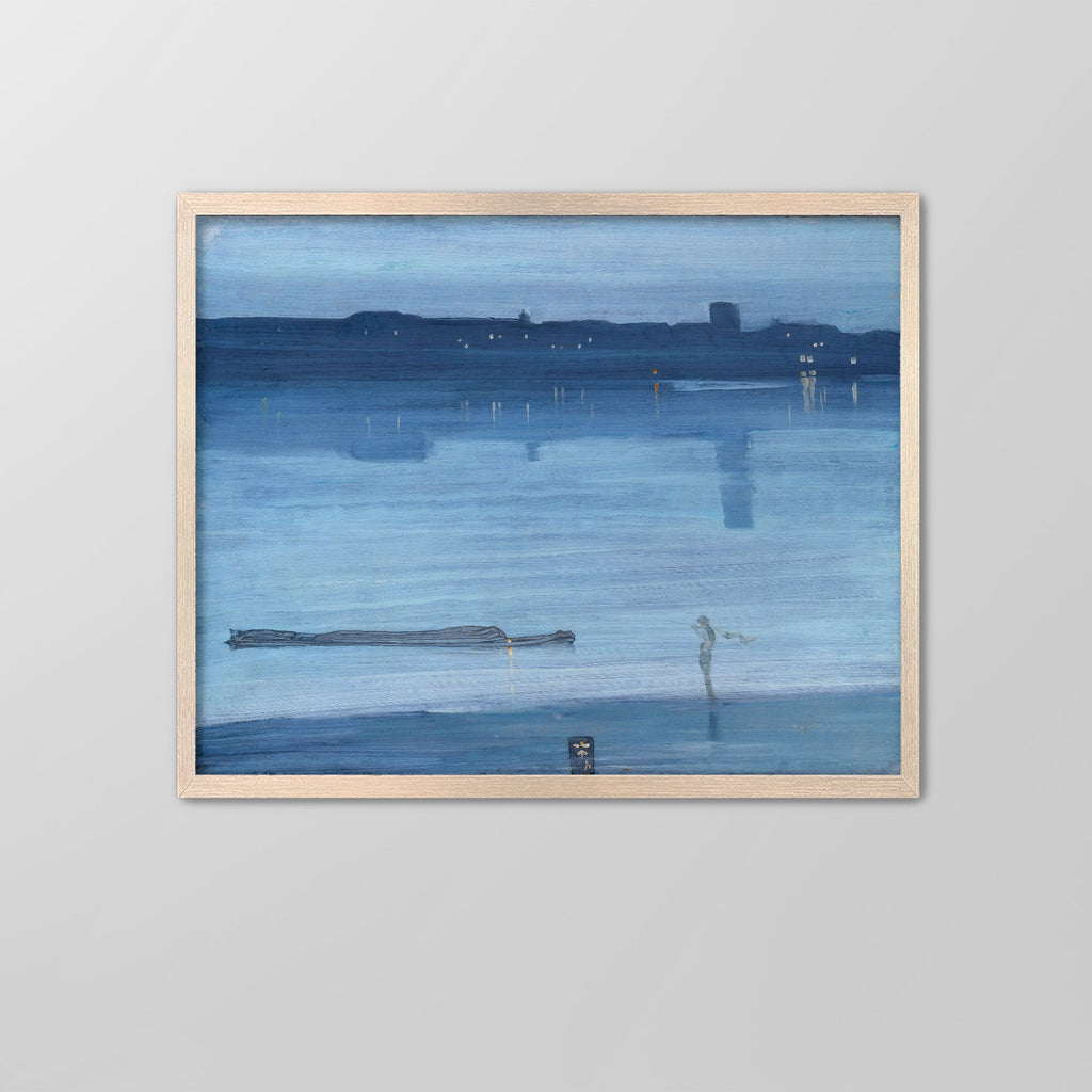 Blue and Silver, Chelsea Canvas Print