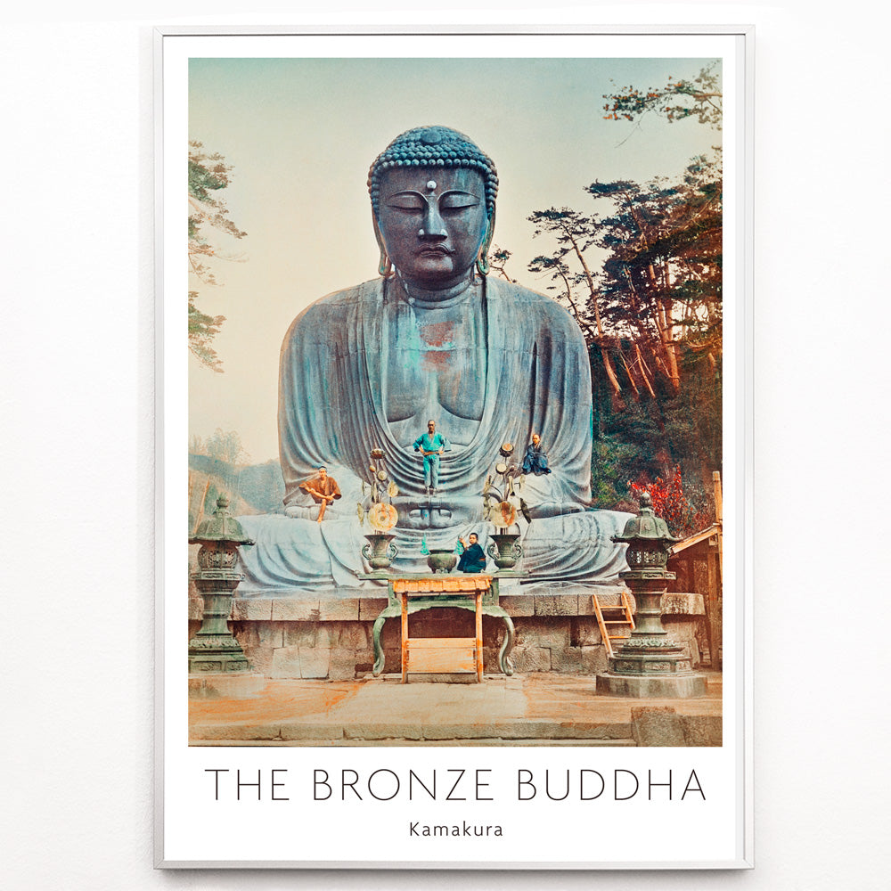 Bouddha de bronze de Kamakura Canvas Print
