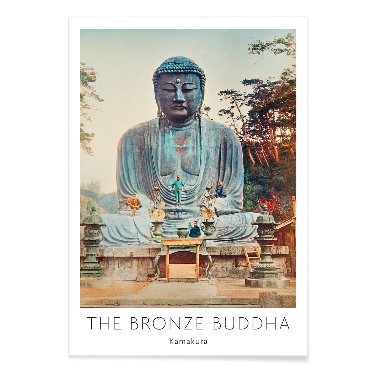 Bouddha de bronze de Kamakura Canvas Print