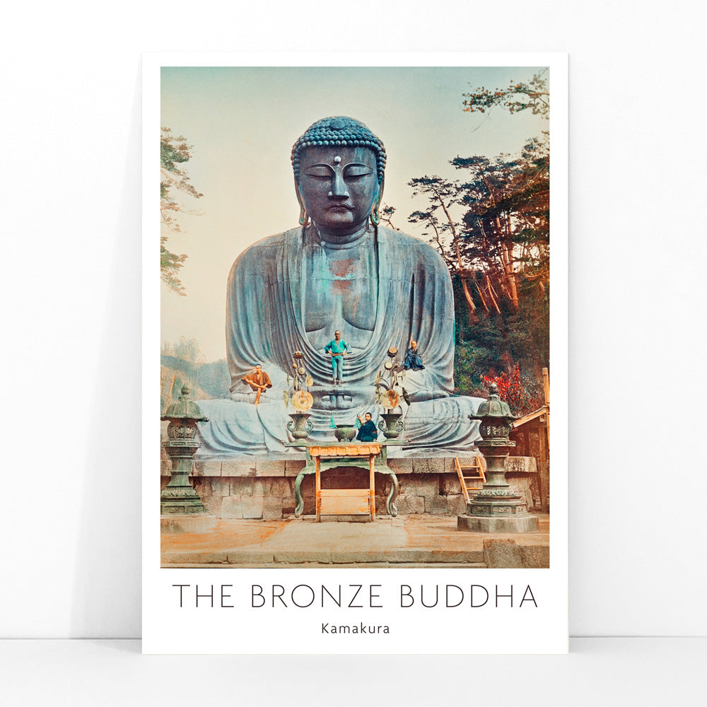 Bouddha de bronze de Kamakura Canvas Print