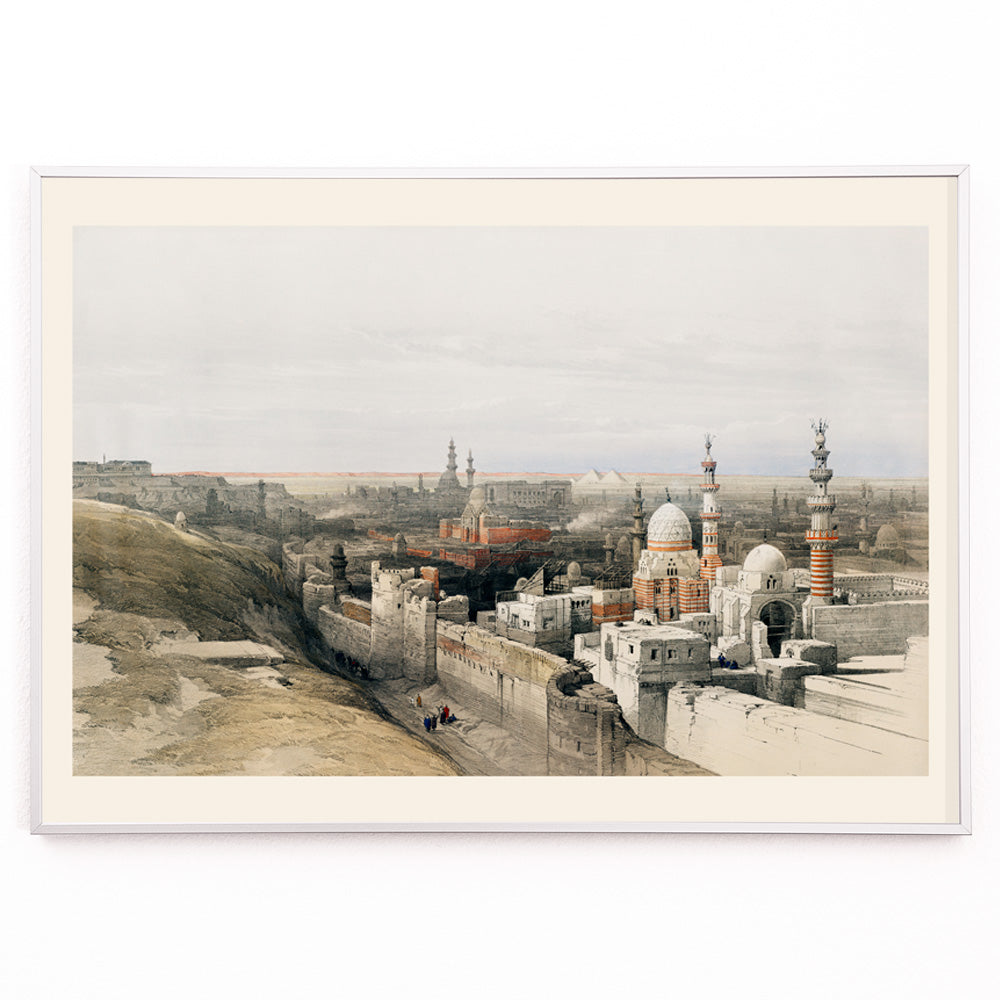 Regard vers l'ouest au Caire Canvas Print