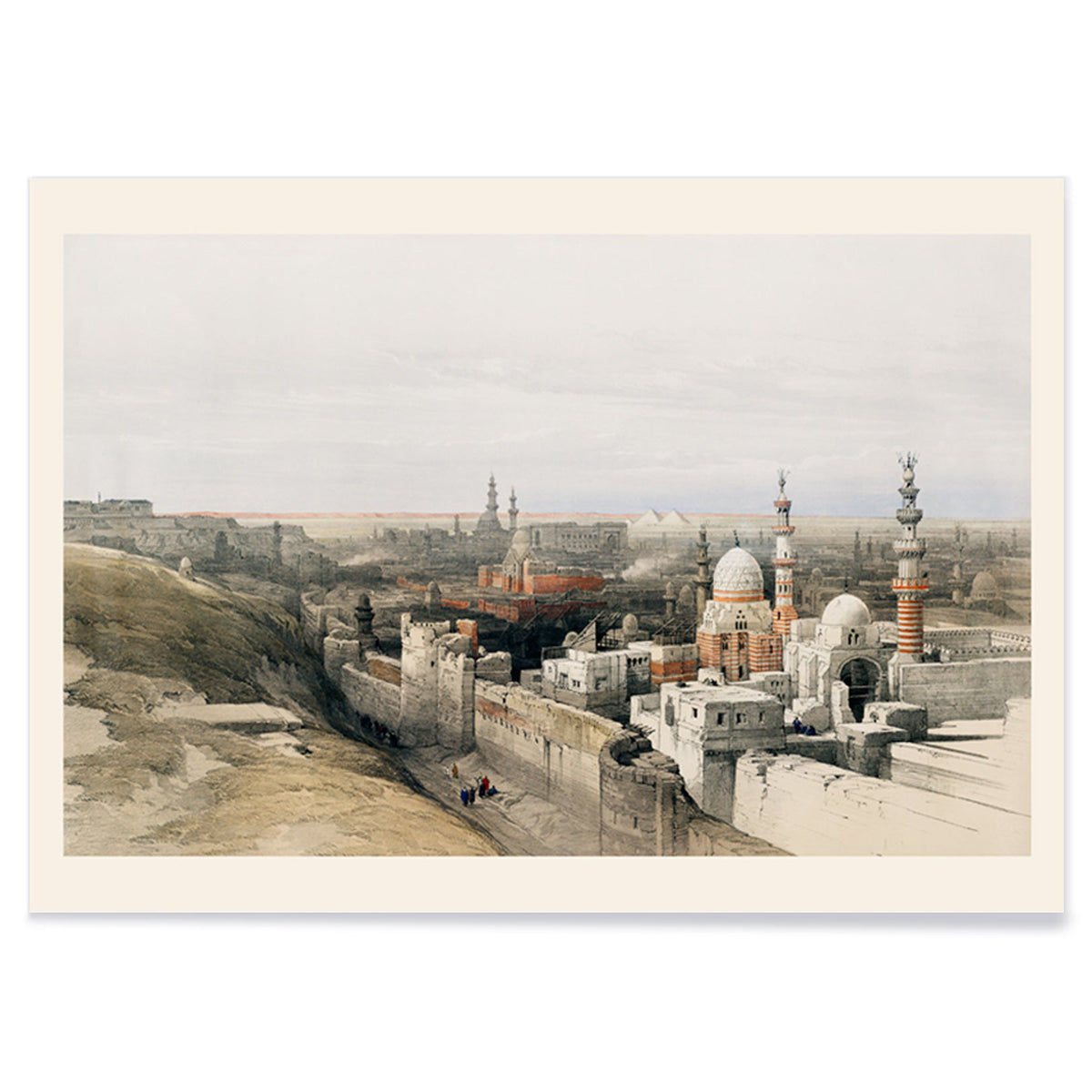 Regard vers l'ouest au Caire Canvas Print