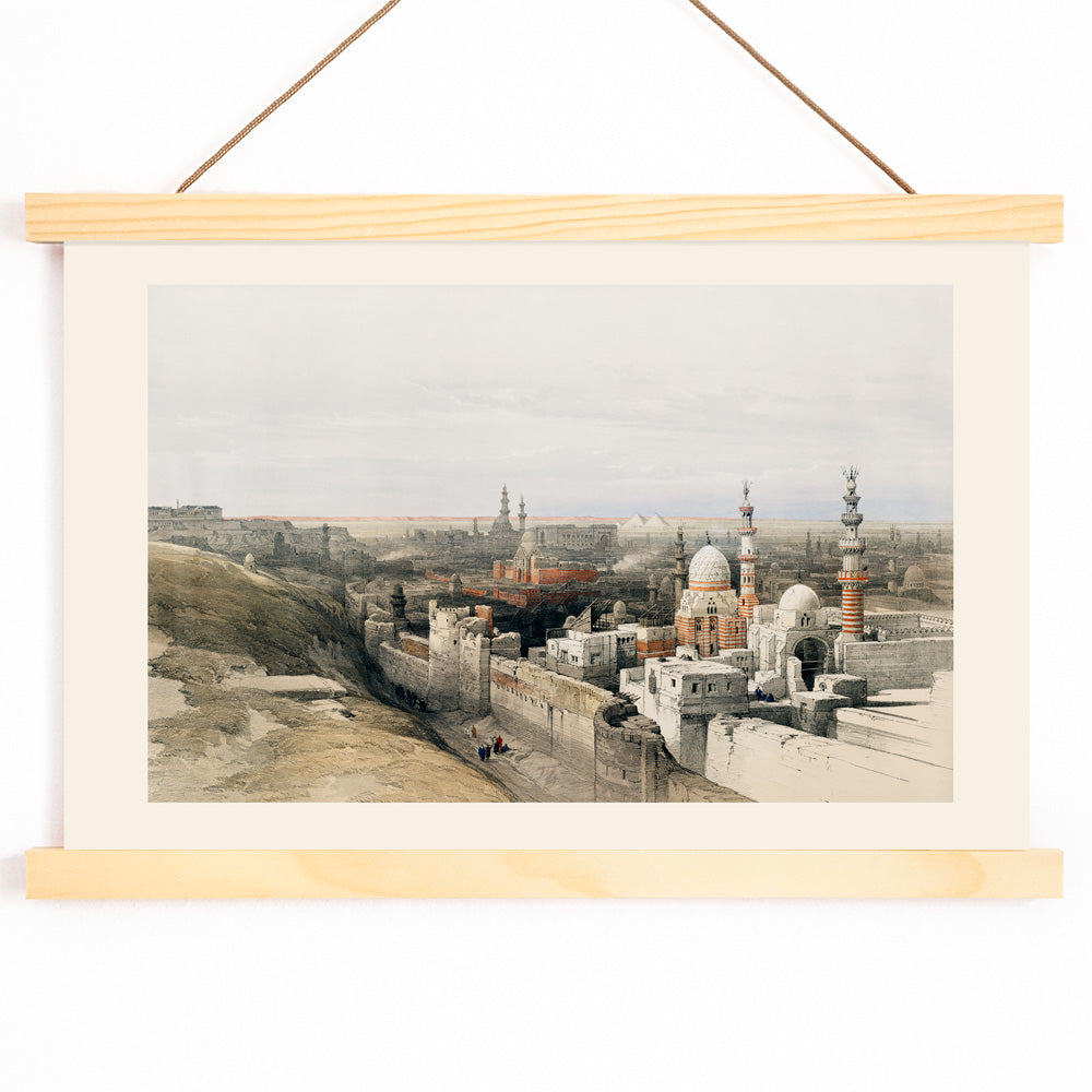 Regard vers l'ouest au Caire Canvas Print