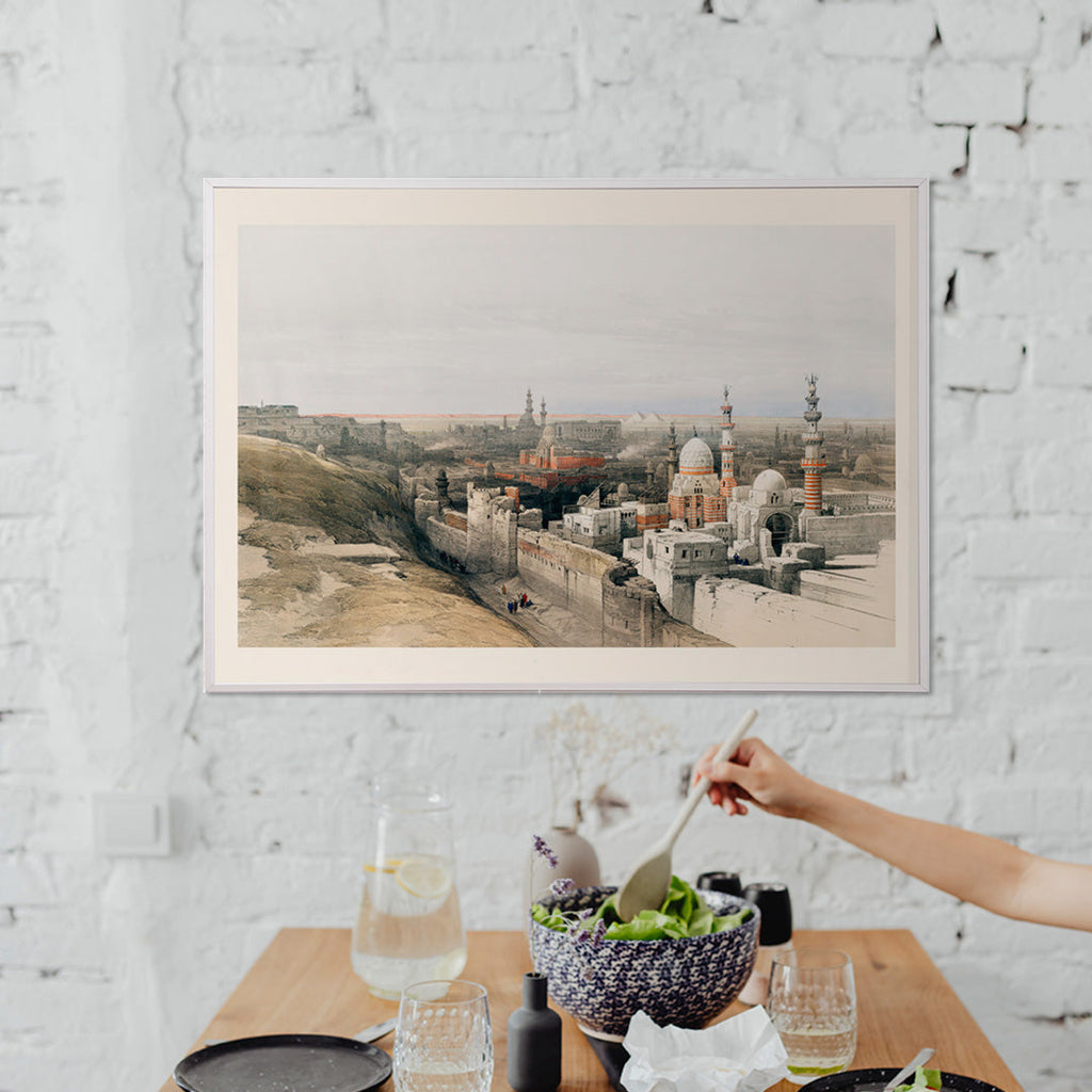 Regard vers l'ouest au Caire Canvas Print