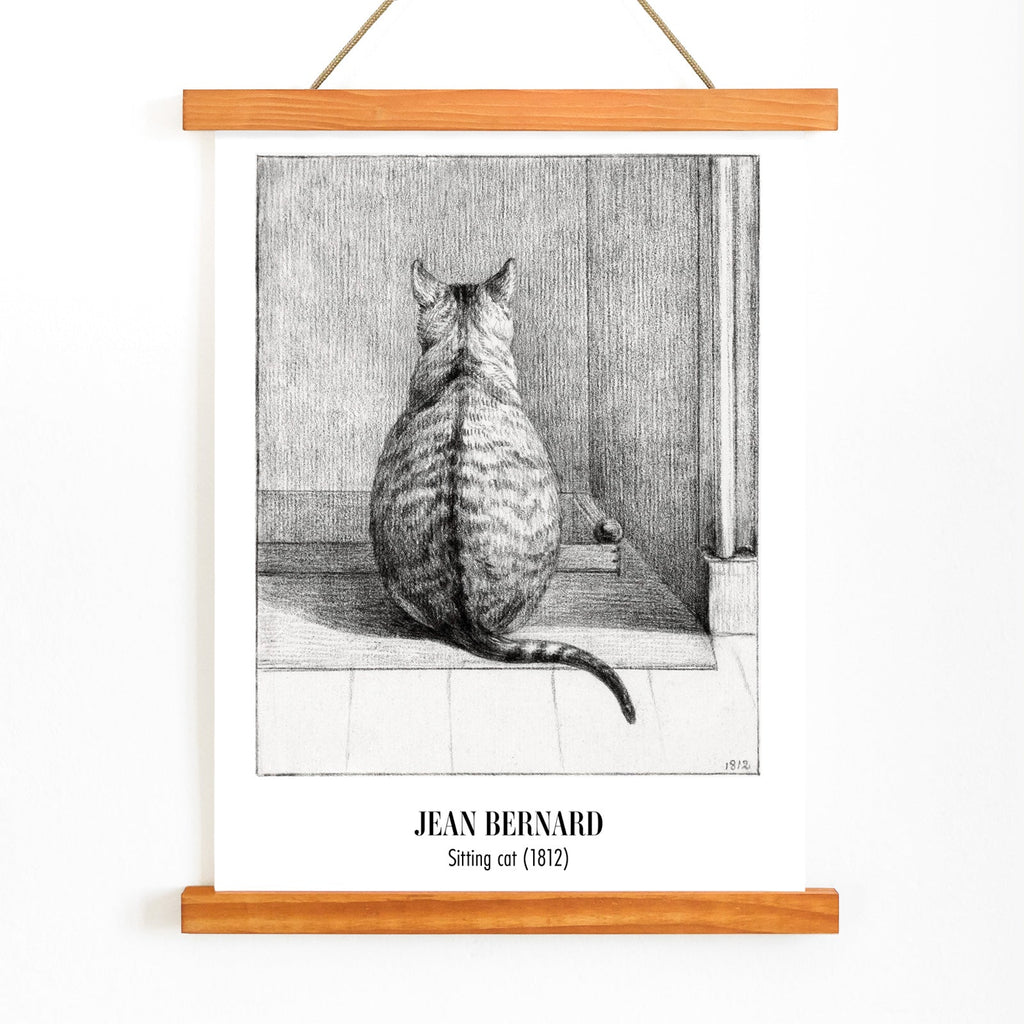 Chat assis de dos Canvas Print