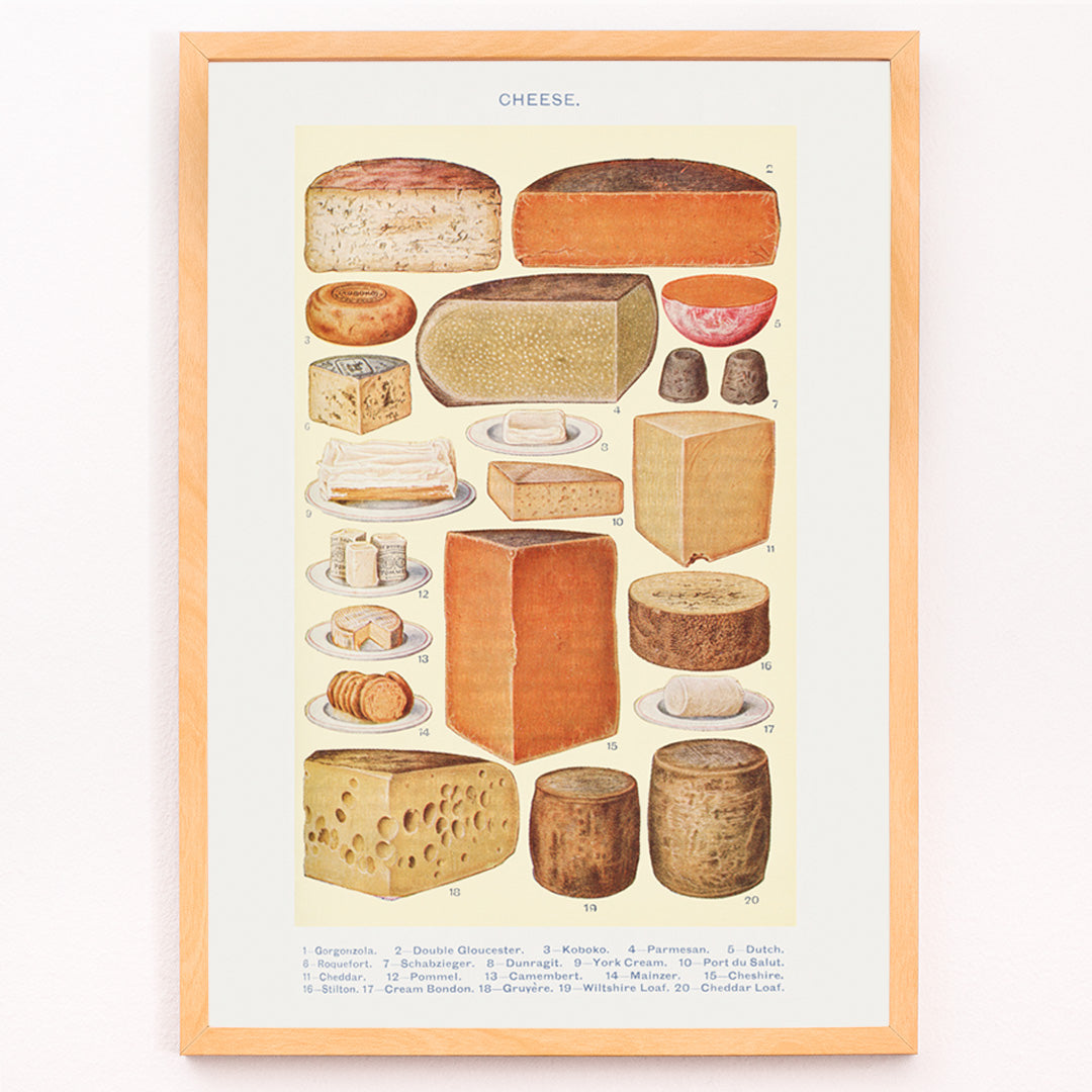 Fromages Canvas Print