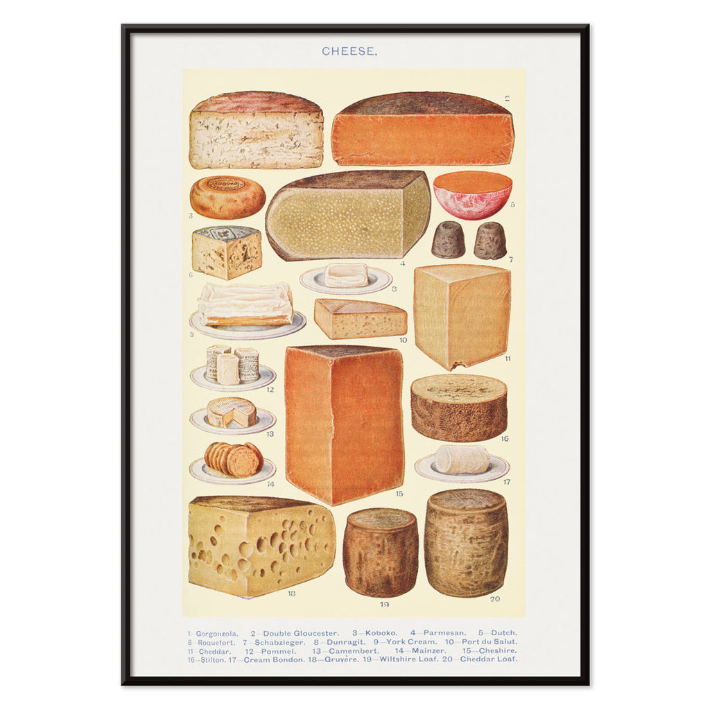 Fromages Canvas Print