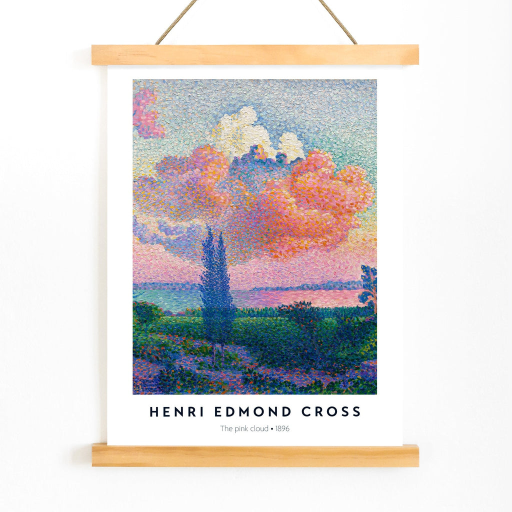 La nuée rose Canvas Print