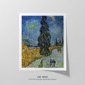 Country Road in Provence Canvas Print