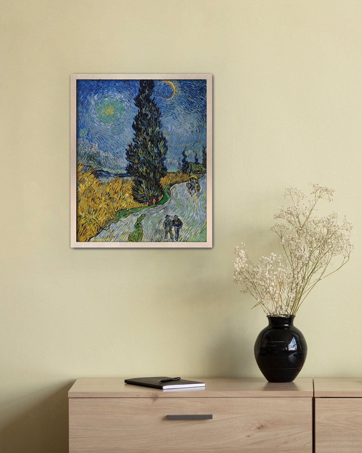 Country Road in Provence Canvas Print