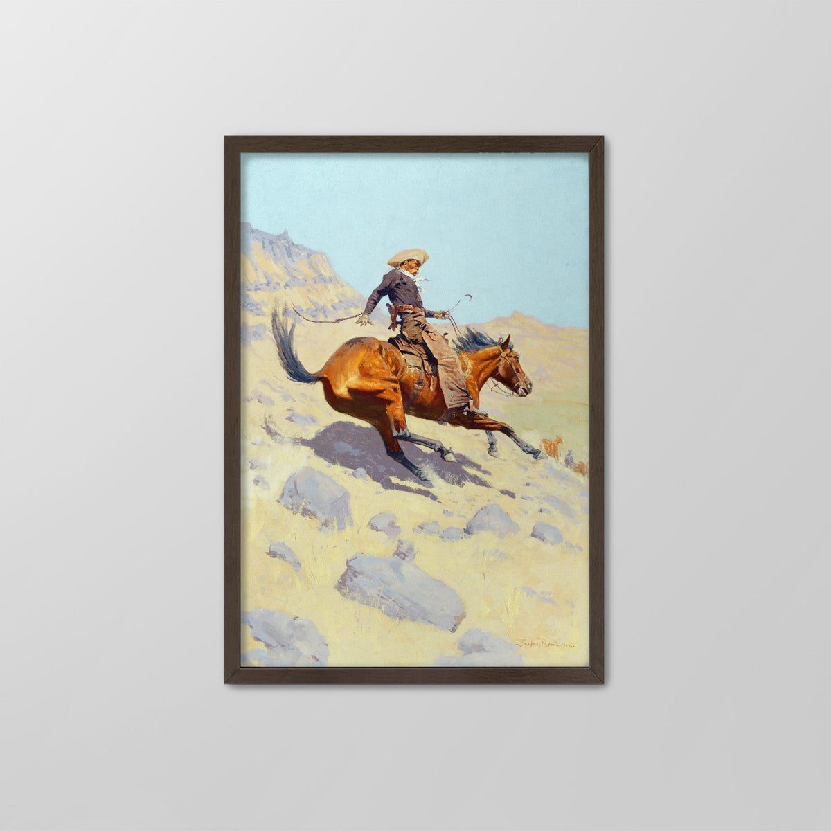 The Cowboy Canvas Print