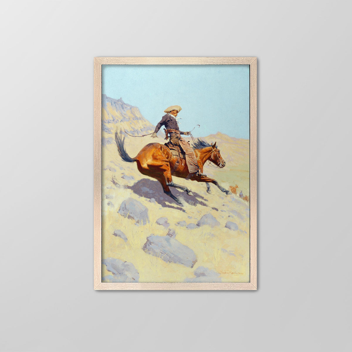 The Cowboy Canvas Print