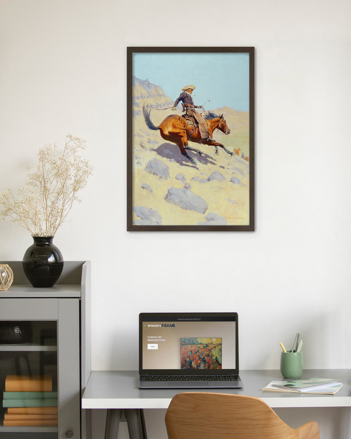The Cowboy Canvas Print