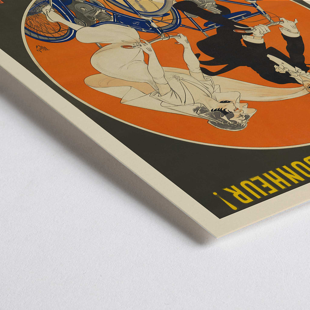Sur la route du bonheur! Canvas Print