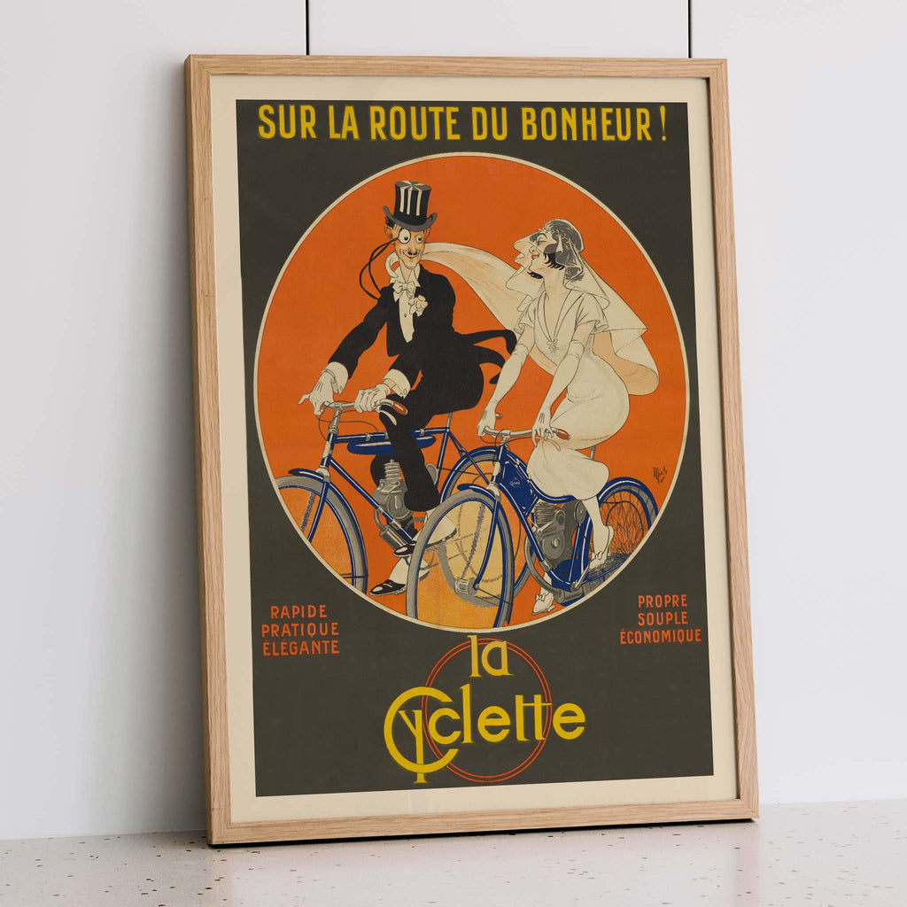 Sur la route du bonheur! Canvas Print