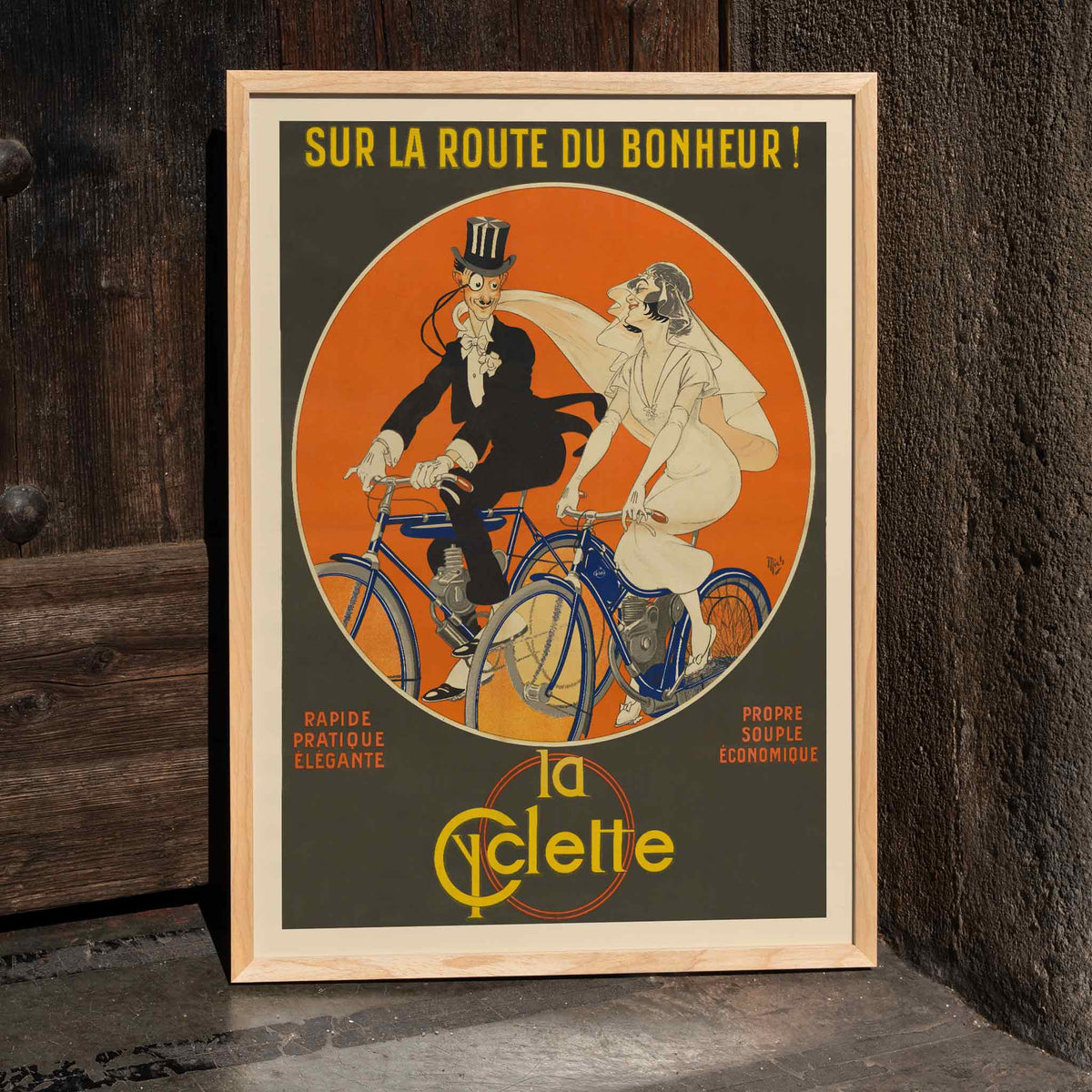 Sur la route du bonheur! Canvas Print