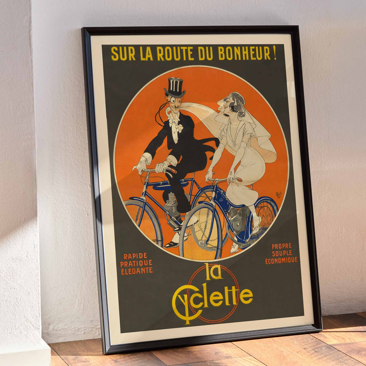 Sur la route du bonheur! Canvas Print