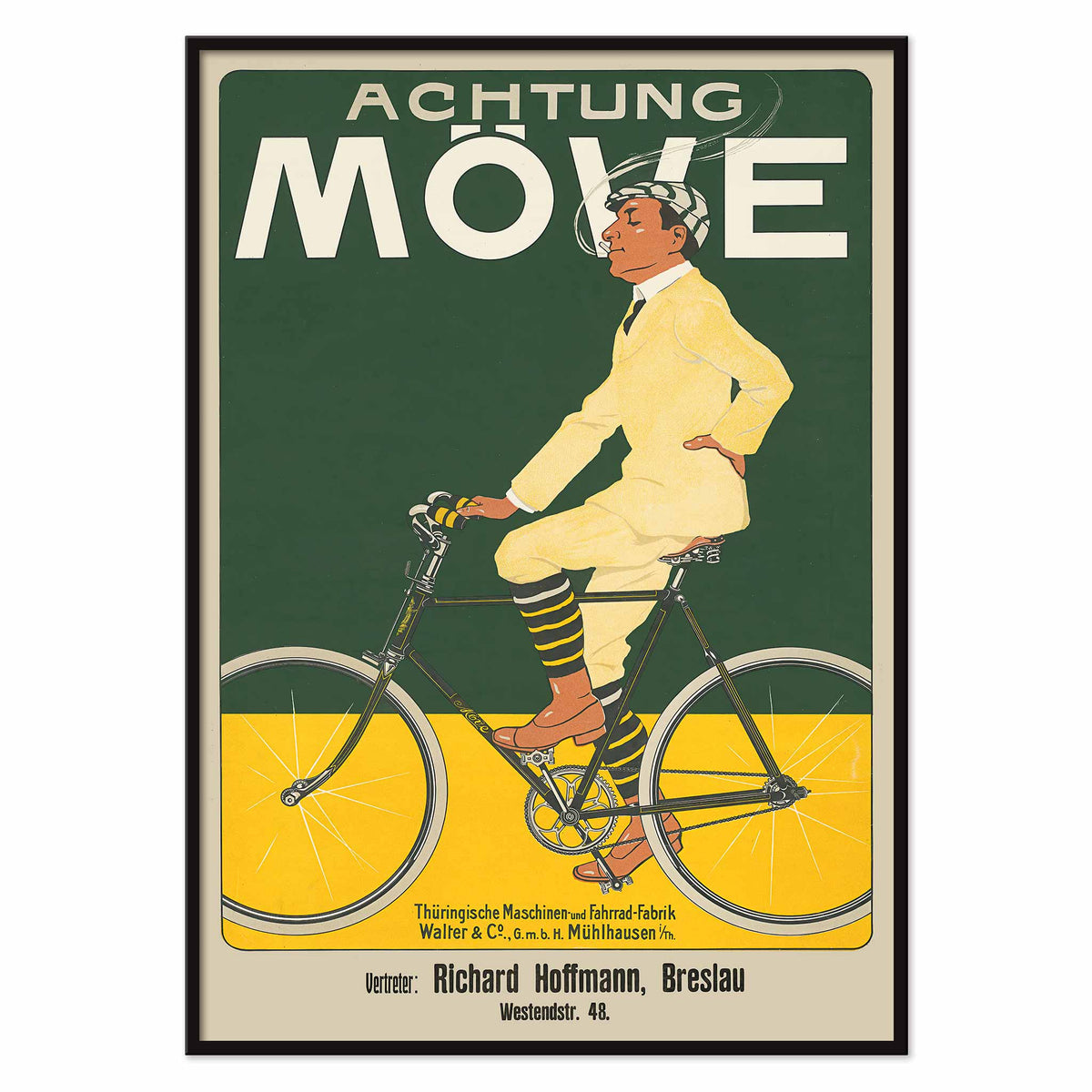 Achtung Möve Canvas Print