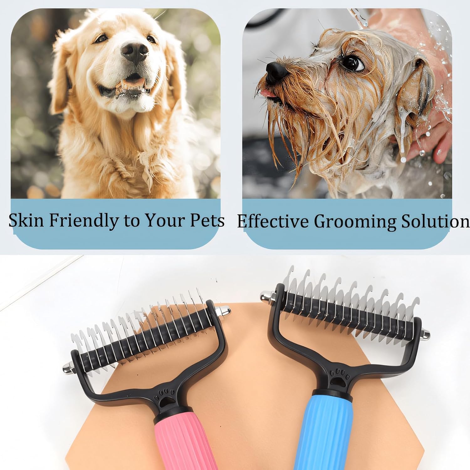 Universal Pet Detangling Comb for Dogs Grooming Tool