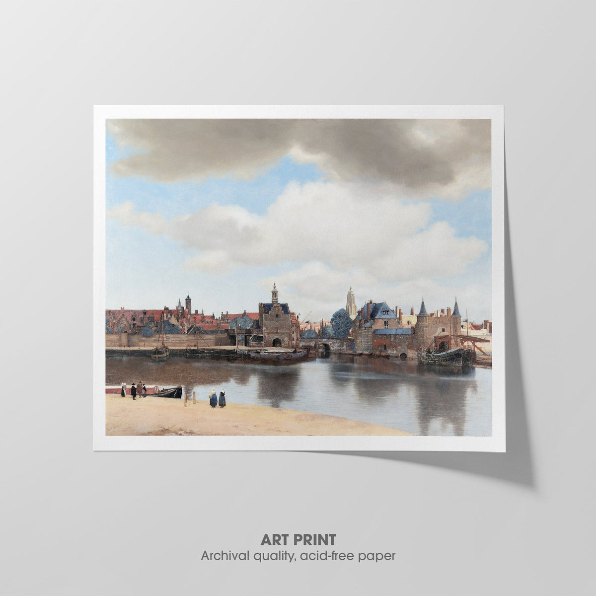 View of Delft Canvas Print