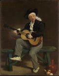 The Spanish Singer by Edouard Manet - Impressionist canvas print