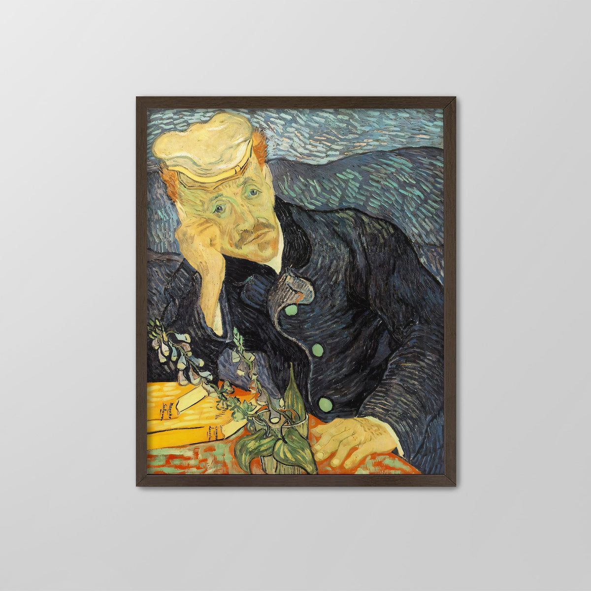 Portrait of Dr. Gachet Canvas Print