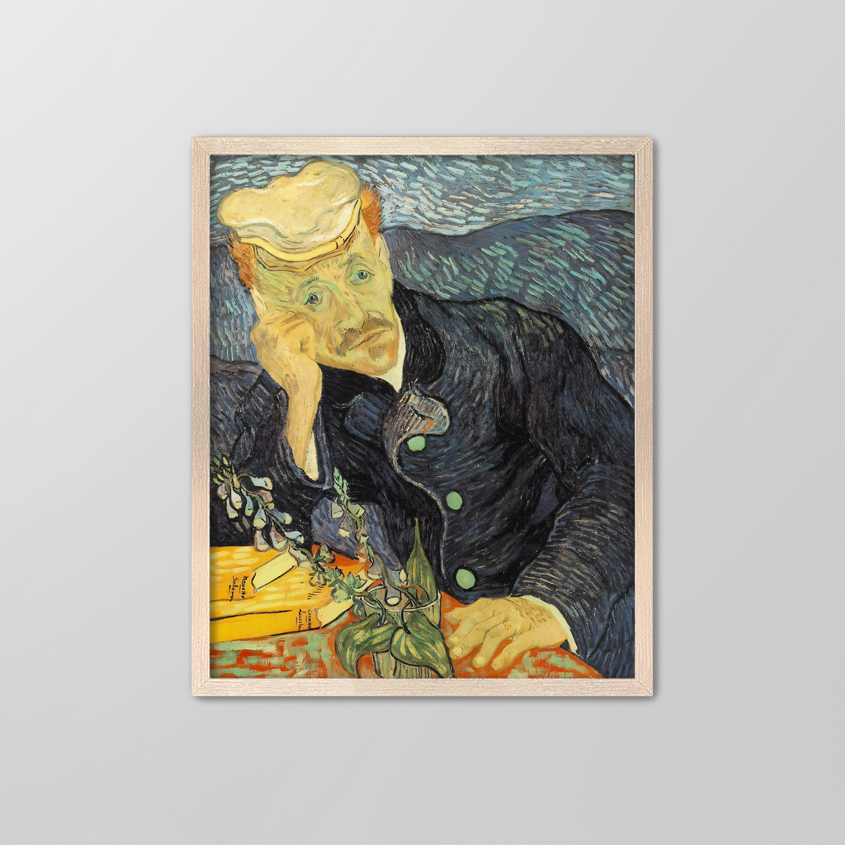 Portrait of Dr. Gachet Canvas Print