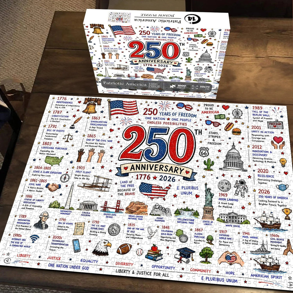Patriotic America Jigsaw Puzzle 1000 Pieces