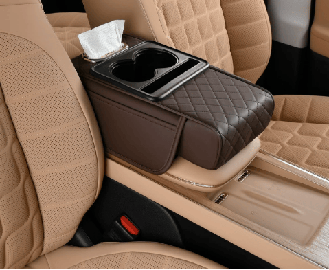 🔥Limited Time 50% Off✨Multifunctional PU Leather Car Armrest Box Mat