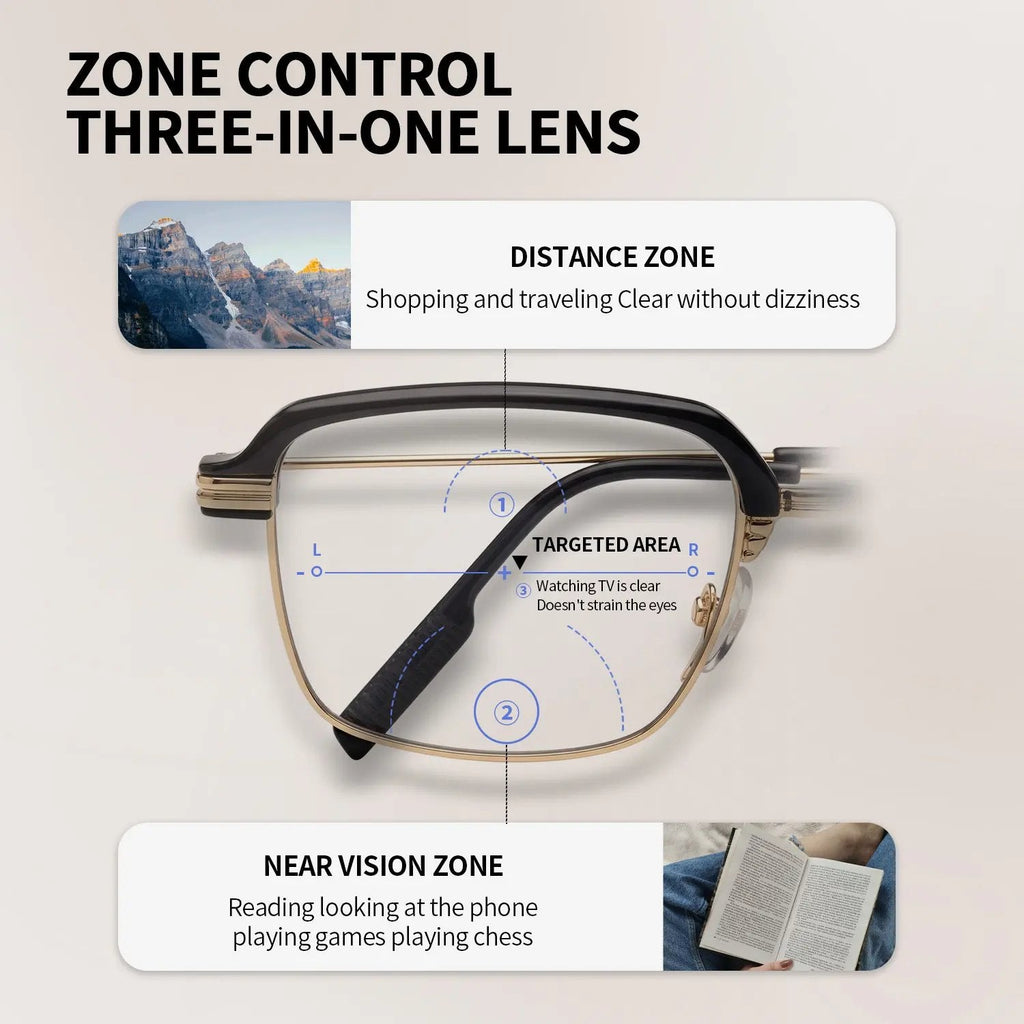 👓✨Auto-Adjusting HD Reading Glasses for Men & Women