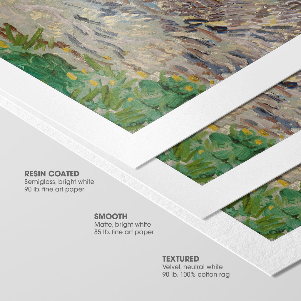 Enclosed Field with Plowman Canvas Print