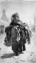 The Peddler by Vladimir Egorovich Makovsky - Classic Art canvas print