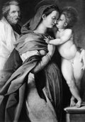 Holy Family by Jacopino del Conte - Classic Art canvas print